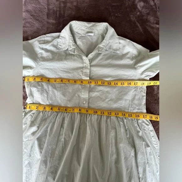 JDY shirt cotton dress with 3/4 sleeve in mint size 36 - Picture 14 of 14